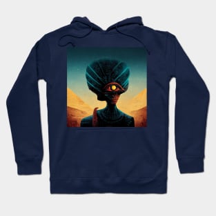 Alien in Ancient Egypt Hoodie